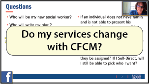 Do my services change with CFCM?